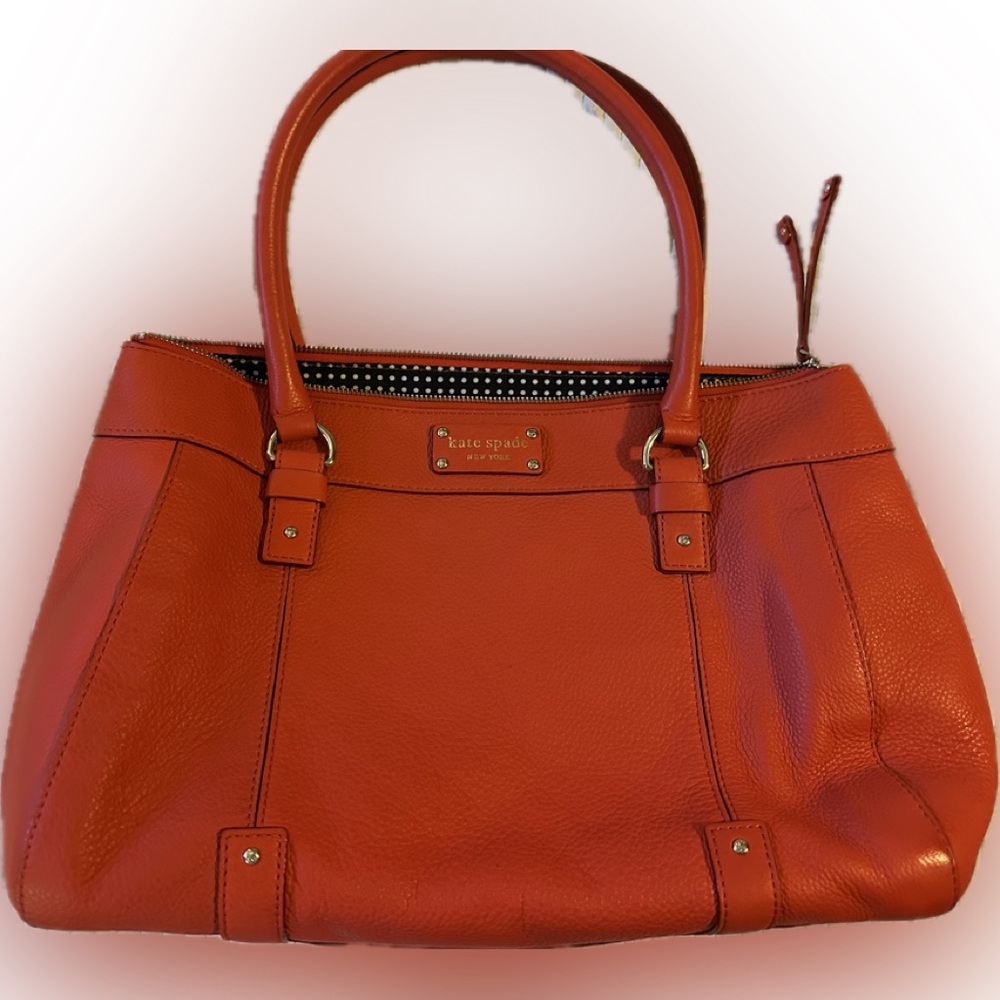 Kate Spade Red Satchel Tote